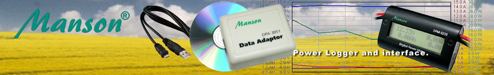 Manson Power logger and interface